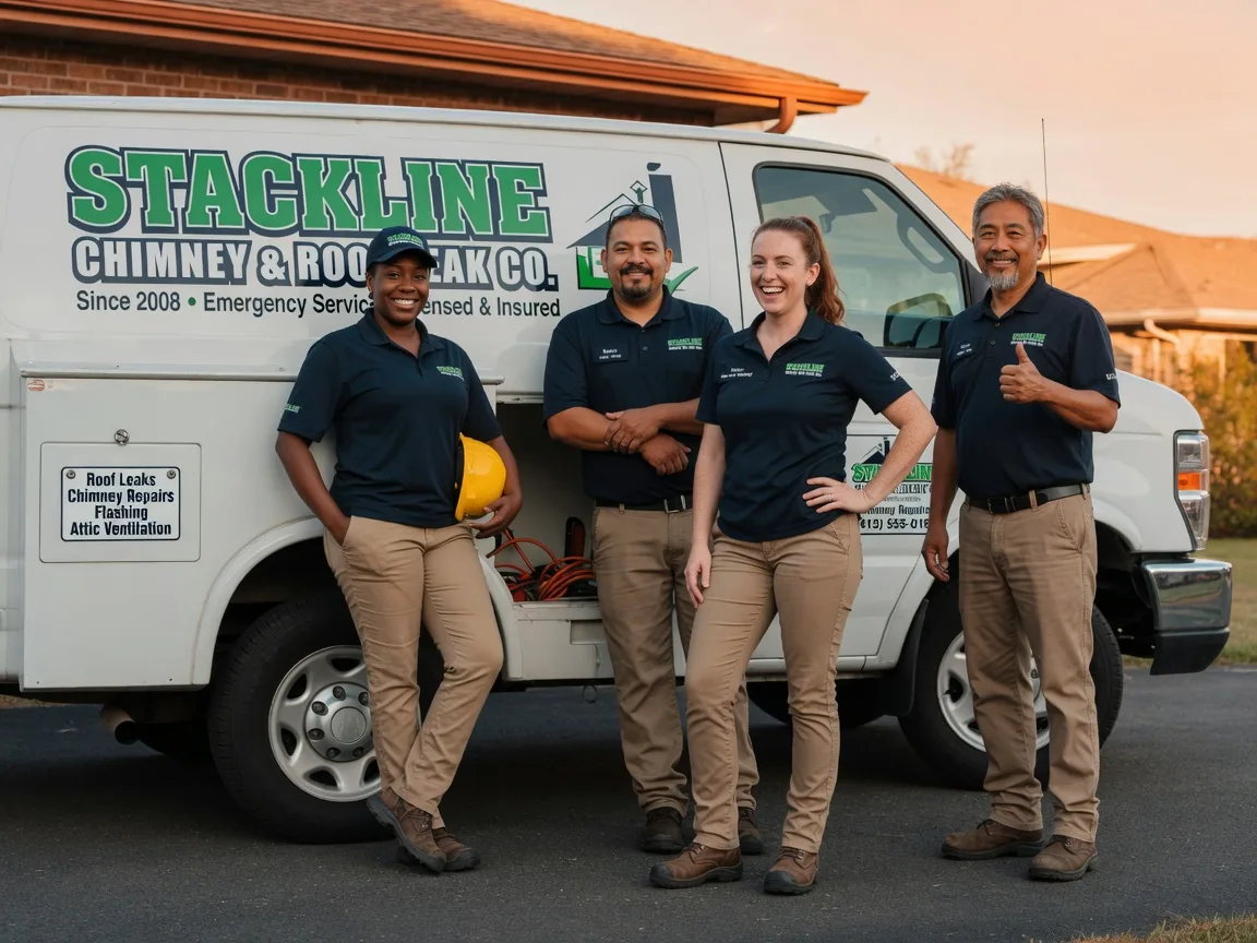 Chimney flashing repair company in Hingham, WI